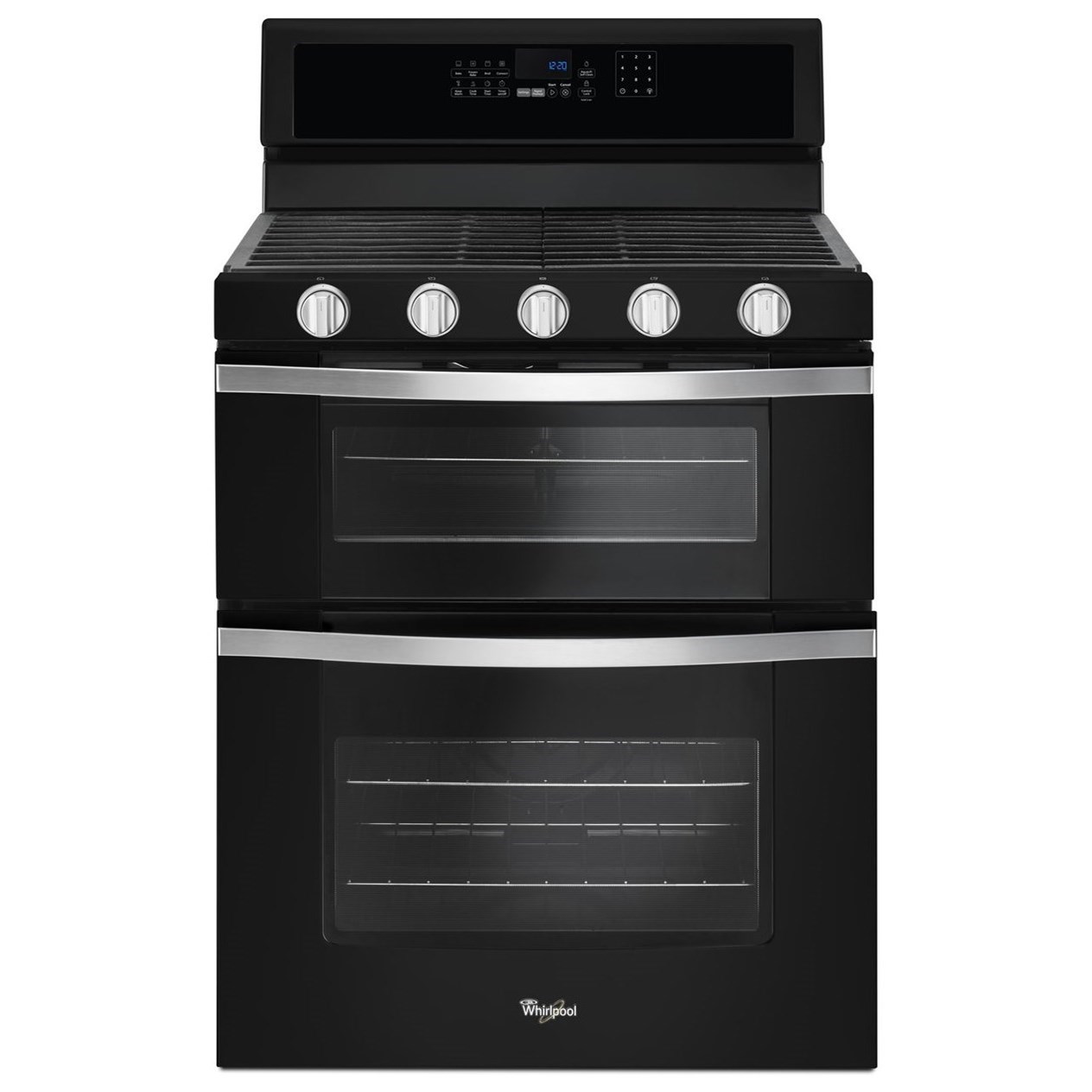 Whirlpool WGG745S0FE 6.0 Cu. Ft. Gas Double Oven Range with Center Oval